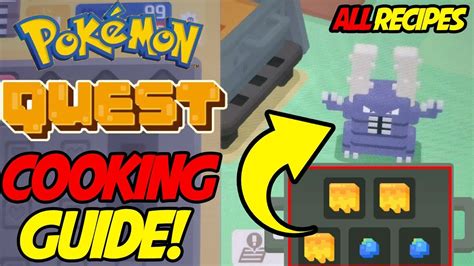 best recipe pokemon quest|every recipe in pokemon quest.